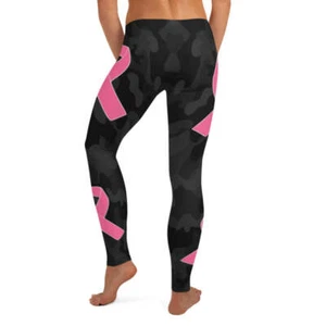 Cancer Awareness leggings, Capris and Shorts - Picture 1 of 11