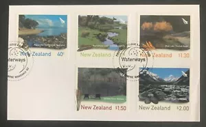 New Zealand 2003 "Scenic Waterways" complete set of 5 FDI Stamps - Picture 1 of 1