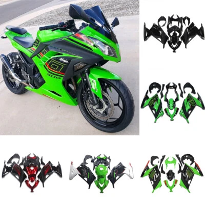 Carenagem de estoque FSM US adequada para Kawasaki Ninja 300 EX300 2013 2014 2015 2016 2017 - Imagem 1 de 4