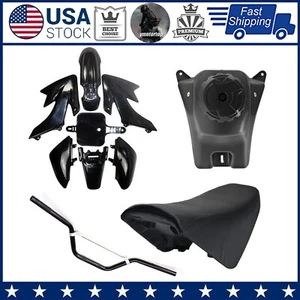 Guardabarros de plástico carenados de carrocería asiento tanque de combustible manillar para CRF50 XR50 bicicleta ATV - Imagen 1 de 20