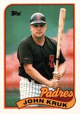 1989 Topps # 235  John Kruk San Diego Padres