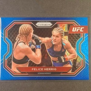 2021 Panini Prizm UFC Felice Herring Blue Parallel 168/199 SP