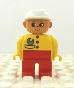 Lego Duplo Figure Plumber Vintage app. 2001 - Picture 1 of 3