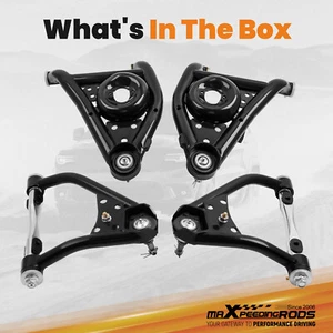 4 Pcs Front Upper & Lower Control Arms for 67-69 Camaro Buick Apollo 1973-1974 - Picture 1 of 11