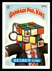 1987 Topps Garbage Pail Kids GPK Series 7 A #277a Reuben Cube NM/MT *d2