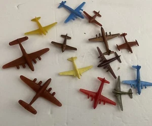 13 Vintage Miniature Airplanes Plastic 1960s MPC World Planes - Picture 1 of 9