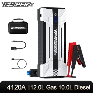 Jump Starter Booster Jumper Pack Heavy Duty Battery Charger 2160A 4120A YESPER - Picture 1 of 31