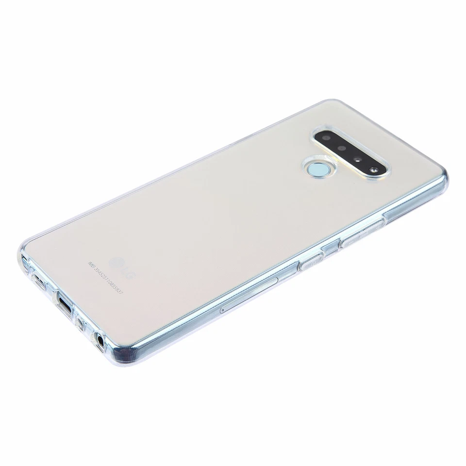 For LG Stylo 6 Transparent Clear Case Cover Thin Hybrid Silicone Gel TPU Rubber - Image 1 of 4