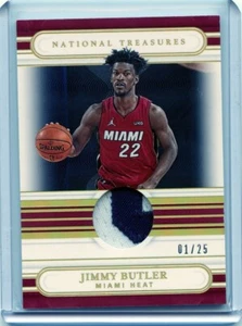 Parche #01/25 National Treasures Jimmy Butler 2 Clr 2020-21 - Imagen 1 de 2