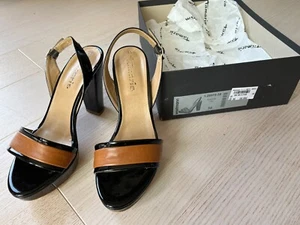 Schöne neuwertige Absatzschuhe von Tamaris in braun/schwarz Lack Gr. 38 - Bild 1 von 5