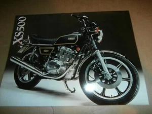 Original 1978 Yamaha XS500 Motorcycle Sales Brochure - Picture 1 of 3