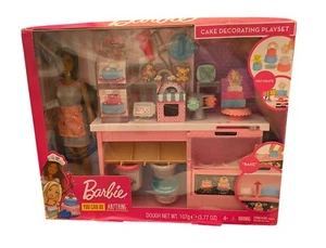 Barbie You Can Be Anything Juego de Decoración de Pasteles con Muñeca Panadera - Imagen 1 de 7