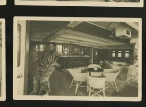 M/N Infanta Beatriz - Ship Bar - Compania Trasmediterranea - Vintage Postcard - Picture 1 of 2