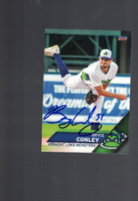 Bryce Conley Vermont Lake Monsters Signed 2018 Card W/Our COA