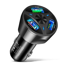 FAST CAR CHARGER 3 USB Port For iPhone Samsung Huawei Universal Socket Adapter