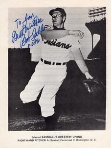 Bob Feller Signed Baseball's Greatest Living Right Hand Pitcher 8.5 x 11 Photo - Picture 1 of 2