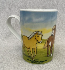 Tazza da tè caffè Gilitzer Horses Made in Germany D Hajek/Verlag Jurgen bambola 36275 - Foto 1 di 6
