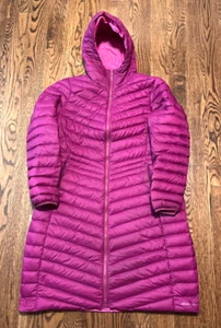 Chaqueta larga de plumón Lands End grande para mujer peso errante ultraligera empaquetable 800 - Imagen 1 de 4