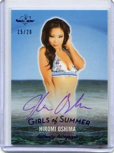 HIROMI OSHIMA 2025 BENCHWARMER GIRLS OF SUMMER PINK FOIL AUTOGRAMMKARTE # 15/20 - Bild 1 von 2