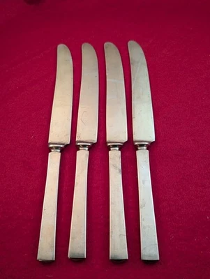 Lot Of 4 DIRILYTE DIRIGOLD EMPRESS Goldware Solid Handle Knives 9 1/8" - Image 1 of 4