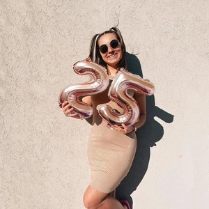 Globos con letras de aluminio de 16 pulgadas número globo baby shower Wild One suministros de decoración 987 - Imagen 1 de 20