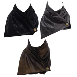 Sciarpa copricollo uomo nuova tutto abbinato snap wrap casual sciarpe collo elegante - Foto 1 di 34