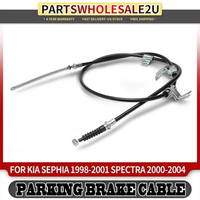 Cable freno aparcamiento conductor trasero izquierdo para Kia Sephia 1998-2001 Spectra 2000-2004 Foto 1 de 4
