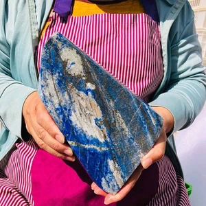 6,13 Pfund natürlicher Lapislazuli Mineralkristall poliert Heilprobe 1399 - Bild 1 von 14