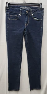 American Eagle Skinny Jeans Gr. 2 kurze dunkle Waschung!! Top Zustand!! - Bild 1 von 7