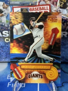 1995 Sport Flix MATT WILLIAMS Detonators Insert #DE2 RARE - Picture 1 of 3