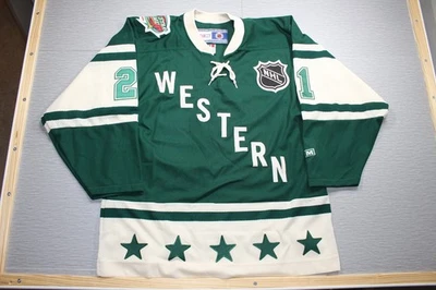Camiseta Patrick Marleau 2004 Western NHL All Star CCM Medium Sharks ASG MICRÓFONO RARO Foto 1 de 4
