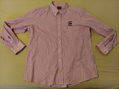 Mens Antigua South Carolina Gamecocks Dress Shirt XL Burgundy Button Cotton - Image 1 of 4
