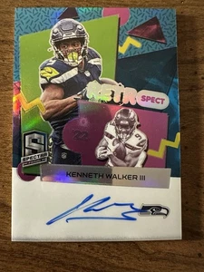 2023 Panini Spectra Retrospect /2 Auto Kenneth Walker III - Picture 1 of 2