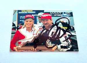 Dale Earnhardt NASCAR 1996 Fleer Ultra #192 Martinsville Win Autographed Signed - Picture 1 of 5