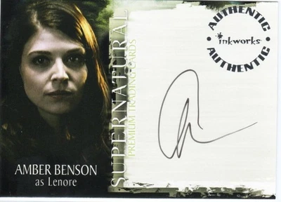 Supernatural segunda temporada autógrafo A14 Amber Benson como Lenore A-14 - Imagem 1 de 4
