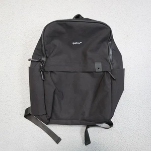 Qualtrics Schwarz Nylon Rucksack Laptopfach Organizer Gepolsterte Riemen Reißverschluss - Bild 1 von 20