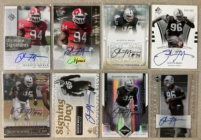 Quentin Moses 2007 Rookie Autograph Collection - Georgia Bulldogs Raiders - Image 1 of 2
