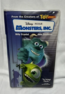 MONSTERS, INC. VHS, 2002 DISNEY PIXAR Billy Crystal  John Goodman CLAMSHELL Foto 1 de 4