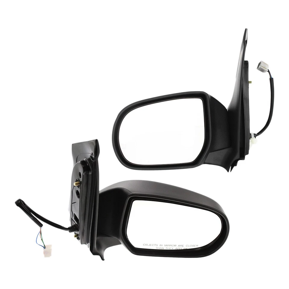 Juego de espejos retrovisores eléctricos para Mazda MPV 2002-2006 manual plegable negro texturizado Foto 1 de 4