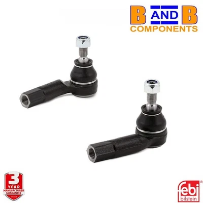 2 x FEBI BILSTEIN EXTREMOS DE BARRA DE AMARRE IZQUIERDA Y DERECHA 19812 19814 SE ADAPTA A VW POLO SEAT IBIZA Foto 1 de 4