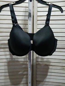 Sujetador Auden para mujer talla 40DDD negro cobertura Demi ligeramente forrado liso con aros - Imagen 1 de 12