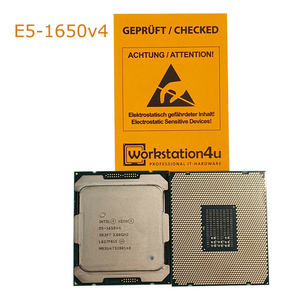 Intel Xeon E5-1650v4, 4,00 GHZ turbo,6-Core, LGA-2011-3, cpu, Processore - Immagine 1 di 1