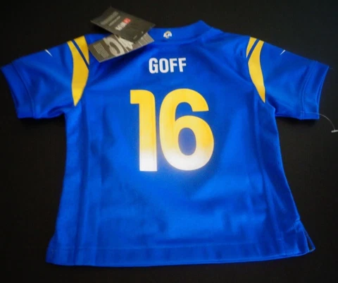 JARED GOFF Los Angeles RAMS Football NIKE Replica Infant 24M Jersey NFL Blue NEW Cover