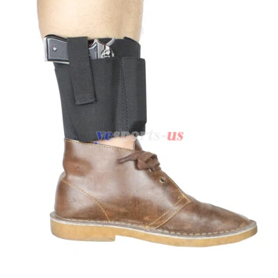 Concealed Carry Ankle Holster Right Leg Holster for Ruger LC9 LCP Glock 42 26 - Image 1 of 4