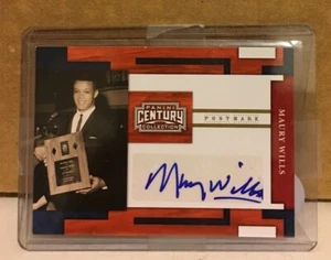 Maury Wills 2010 Panini Century Collection Postmark Gold Autograph #97 (#15/25) - Bild 1 von 1
