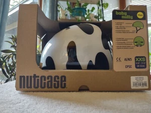 NUTCASE BABY NUTTY HELMET BLACK & WHITE MIPS SIZE XXS - Picture 1 of 3