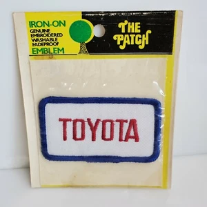 Rare Vintage 1970 A-B Emblem Corp The Patch Toyota Iron-On Patch USA - Picture 1 of 3