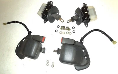 90 91 Honda Civic Wagon Juego de 4 piezas Cinturón de seguridad delantero OEM RL Cinturón de seguridad retráctil gris rec Foto 1 de 4