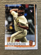 2019 Topps Update Series Shaun Anderson RC Rookie San Francisco Giants #142