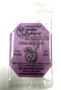 24~ Wonder Wafers~2 Dozen "Pina Colada" INDIVIDUALLY WRAPPED Air Freshener - Picture 1 of 1